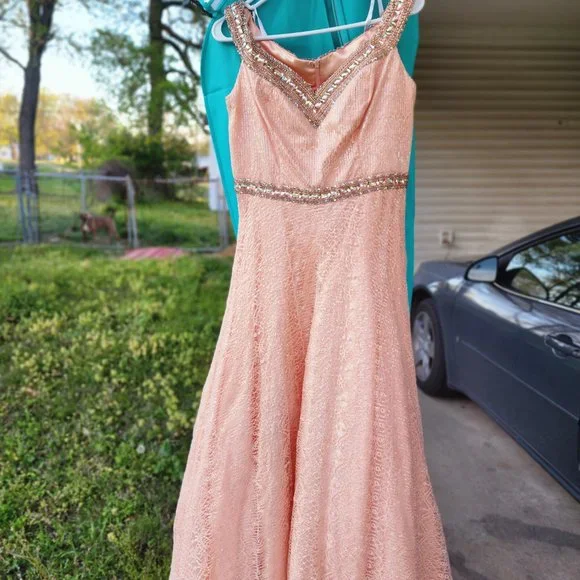 Peach Ritzee Prom - Picture 3 of 7
